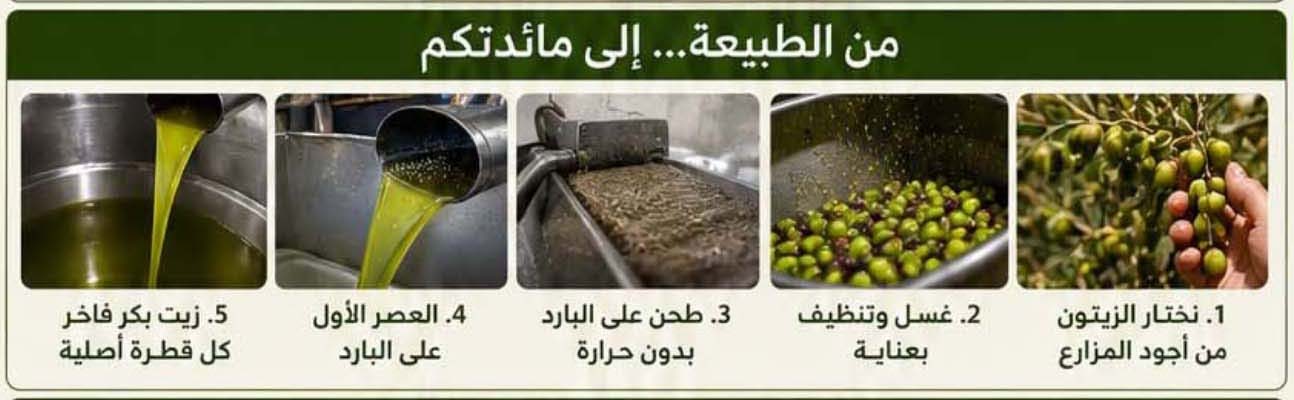 زيت زيتون فلسطيني بكر ممتاز | العصرة الأولى على البارد |